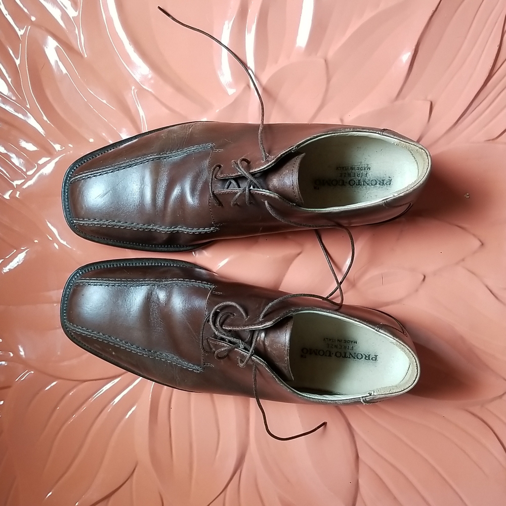 Pronto-Uomo Firenze Oxfords, Made in Italy, size 10